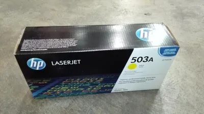 Produktbild von HP 503A Gelb Original LaserJet Tonerkartusche, 6000 Seiten, Gelb, 1 Stück(e)