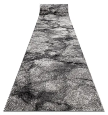 Image de Tapis de couloir SILVER Marble marbre gris 70cm gris 70x120 cm