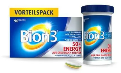 Obrázek produktu pro Bion3 50+ energetické tablety 90 ks