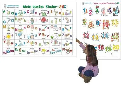 Produktbild von Mein buntes Kinder-ABC + Meine tierischen Zahlen/2 Poster