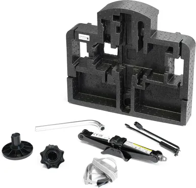 Productafbeelding van Gereedschap, reservewiel, noodwiel, vulstuk, krik, bagageruimte, ruimte voor reservewiel
