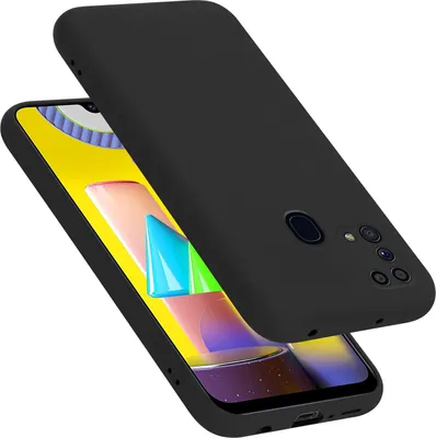 Obrázek produktu pro Cadorabo ochranný kryt pro Samsung Galaxy M31 pouzdro v černé barvě obal na mobilní telefon kryt TPU pouzdro