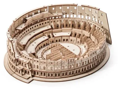 Immagine prodotto di Little Story, puzzle in legno 3D, Colosseo