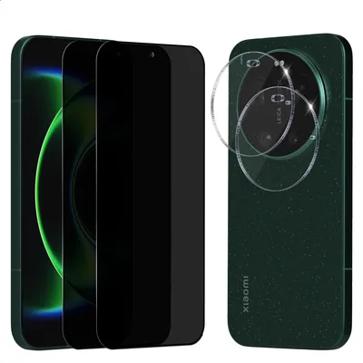 Produktbild von 2-Pack Xiaomi 17 Ultra Displayschutzfolie & 2-Pack Kameraschutz - Gehärtetes Glas 9H - Super Qualität 3D
