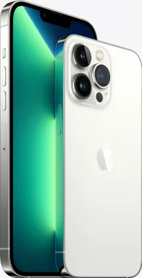 Produktbild von Apple iPhone 13 Pro Max, 17 cm (6.7"), 2778 x 1284 Pixel, 256 GB, 12 MP, iOS 15, Silber