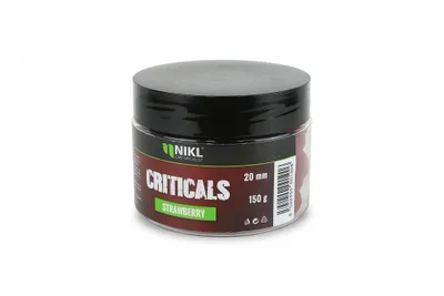 Zdjęcie produktu dla Nikl Criticals boilie Strawberry 18mm, 250ml