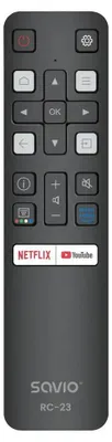 Produktbild von Savio RC-23, Universal, IR Wireless, Drucktasten, Schwarz