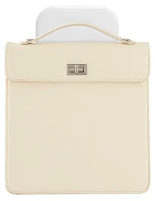 Produktbild von INF LED Make-up-Tasche mit 3-Farben-LED, PolyurethanAußen, Größe 22x20.2x15.6cm Beige