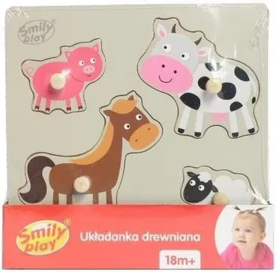 Immagine prodotto di Puzzle in legno Animali rurali