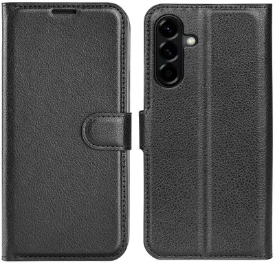 Immagine prodotto di Custodia per Samsung Galaxy A57 - Portafoglio Phonesta Litchi Skin - Nero