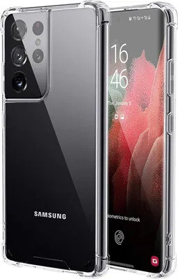 Produktbild von Puzdro na mobilný telefón Samsung Galaxy S21 Ultra Anti Shock Transparent Cover