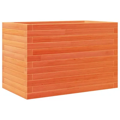 Immagine prodotto di Fioriera Giardino Marrone Cera 70x40x46 cm Legno Massello Pino