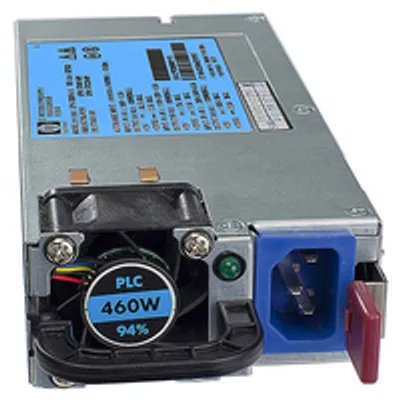Zdjęcie produktu dla HPE 503296-B21, 460 W, 100 - 240 V, 50 - 60 Hz, +12V, Serwer, 80 PLUS Gold