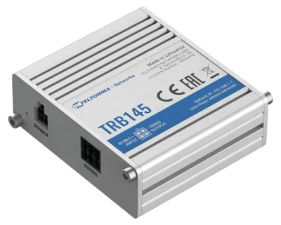Obrázok produktu pre Teltonika TRB145, Digitálne a analógové, Vstup / výstup, RS-485, SSH, CLI, NAT, DDNS, OpenVPN, Zelená, 9 - 30 V