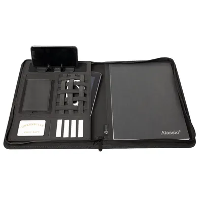 Image de Porte-documents Alassio® 46220 - A4, anthracite, fermeture éclair