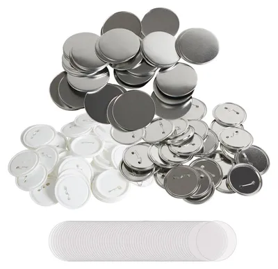 Obrázek produktu pro 2,25" 58 mm součásti pro výrobu odznaků pro stroj na výrobu odznaků, 500 sad