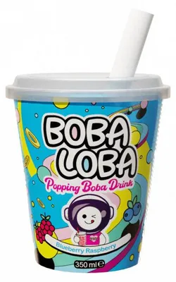 Produktbild von Boba Loba Blaubeere Himbeere Fruchtaufstrich 350g