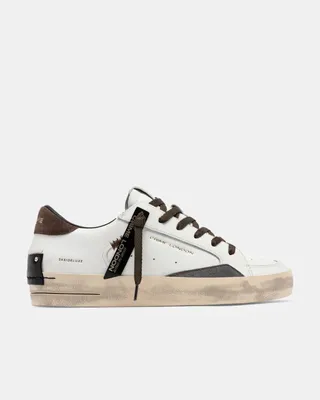 Image de Baskets pour homme Crime London, modèle Sk8 Deluxe, référence 10109AA9, couleur : oak smoke