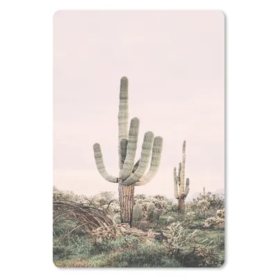 Produktbild von MuchoWow® Mauspad Mousepad Kaktus - Grün - Natur - Pflanzen 18x27 cm - Mousepads - Maus Mat - Pad - Mausunterlage