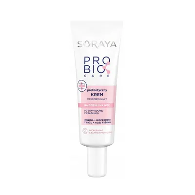 Zdjęcie produktu dla Soraya Probio Care Prebiotyczny krem regenerujący do cery suchej i wrażliwej, 50ml