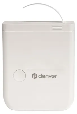 Produktbild von Denver MBP-16W Mini Etikettendrucker Bluetooth, Thermodrucker für Sticker, App-Steuerung, Akku, USB-C, inkl. 4 Rollen