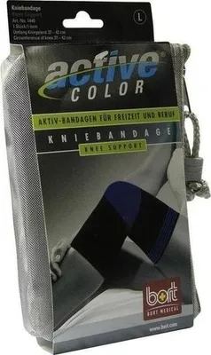 Produktbild von BORT ActiveColor Kniebandage L schwarz