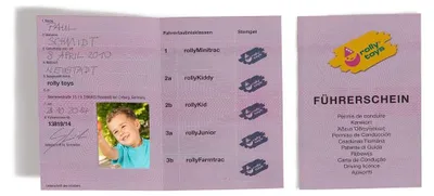 Produktbild von rolly toys Führerschein; 55 814 8