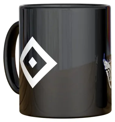 Produktbild von HSV Hamburger Sportverein Kaffeebecher Boris - Keramik, Schwarz, 0,3l