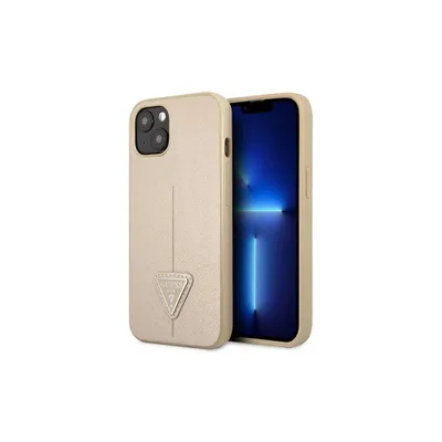 Immagine prodotto di Guess Guhcp13Spsatle Custodia rigida Iphone 13 Mini5,4 Beżowy/Beige Logo Saffianotriangle