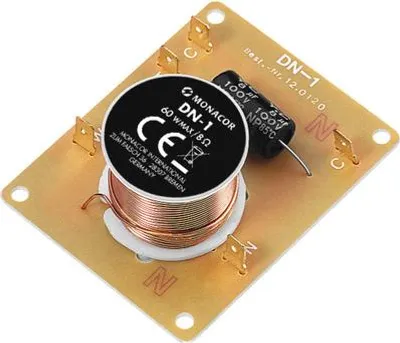 Produktbild von MONACOR DN-1 2-Wege-Frequenzweiche für 8 O.