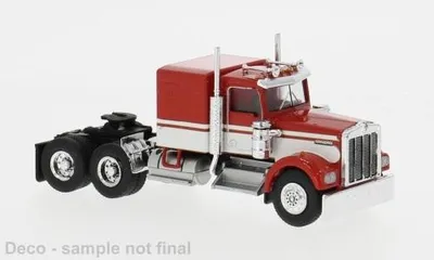 Produktbild von Brekina 86251 - 1/87 Kenworth W 900, rot/weiss, 1977 - Neu