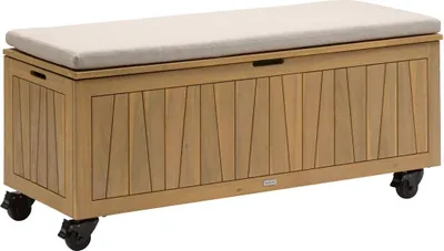 Produktbild von Aufbewahrungsbox 210l mit sitz lodgia akazienbeige  - Hespéride