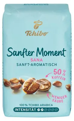 Produktbild von Tchibo Sana Sanfter Moment 50% entkoffeiniert 6x500 g Bohnen