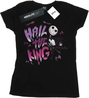 Produktbild von Disney - "Nightmare Before Christmas Hail The King" T-Shirt für Damen BI35550 (M) (Schwarz)