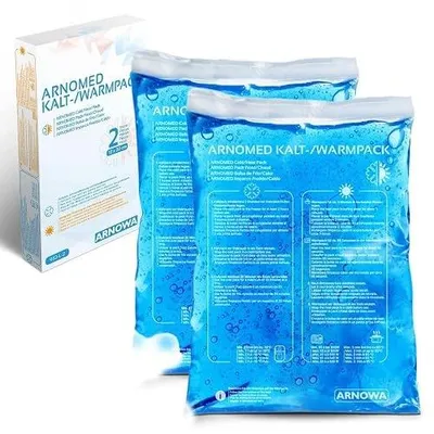 Zdjęcie produktu dla Kompresy żelowe chłodzące rozgrzewające 12X20 cm wielorazowe 2 szt.