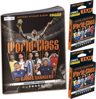 Produktbild von Panini World Class 2024 Fussball Sticker - 1 Album + 2 Blister Sammelsticker