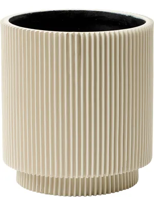 Produktbild von Capi Europe Gefäß zylinder Groove Colours - 19x21 - Beige