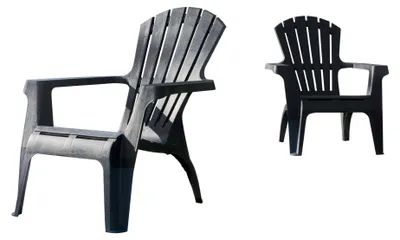 Image de Lot de 2 Fauteuils adirondack Anthracite