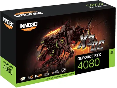 Produktbild von Inno3D GeForce RTX 4080 X3 - OC Edition - Grafikkarten