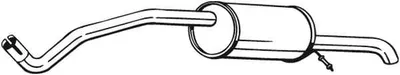 Produktbild von BOSAL 278-617 Endschalldämpfer für SKODA ROOMSTER (5J) Auspuff