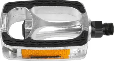 Immagine prodotto di M-WAVE Steady-A9 Pedali antiscivolo argento - Pedali in alluminio con catarifrangenti, ...