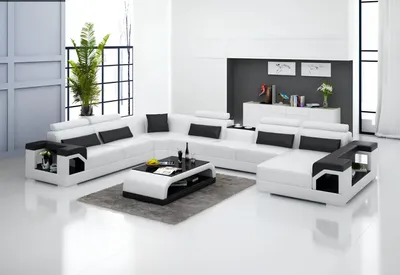 Produktbild von Eckgarnitur Ecksofa Polster Eckcouch Couch Moderne Wohnzimmer Sofa 2tlg Set Neu