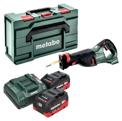 Obrázok produktu pre Akumulátorová priamočiara píla Metabo SSEP 18 LT 18 V 32 mm + 2x LiHD batéria 5,5 Ah + nabíjačka + metabox