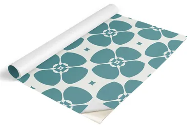 Obrázek produktu pro Fólie na nábytek Tulup – samolepicí fólie na nábytek – samolepicí fólie 65 x 130 cm – fólie na skříně – fólie na nábytek – fólie do kuchyně – voděodolná – omyvatelná – samolepicí – bez vzduchových bublin – květinová geometrie