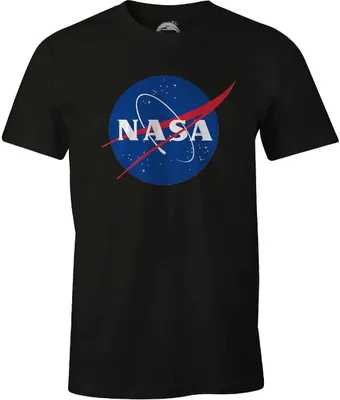 Obrázok produktu pre Tričko NASA M Black Logo NASA Unisex