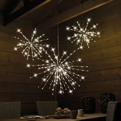 Produktbild von Kaemingk Lumineo LED-Polarstern 72 LED warmweiß außen 45 cm silber