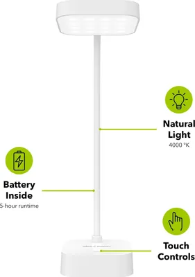 Produktbild von AlzaPower LLT-51WDW Led Tischleuchte 2W, bílá