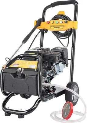 Produktbild von Hochdruckreiniger - Benzinbetrieben - 2200 PSI/152 bar, 8,5 L/min, 7,5 PS Motor, 87×92 cm - Schwarz