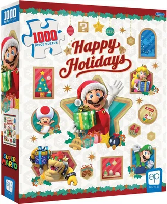 Zdjęcie produktu dla PZ005-676 - Super Mario Happy Holidays, puzzle, 1000 elementów