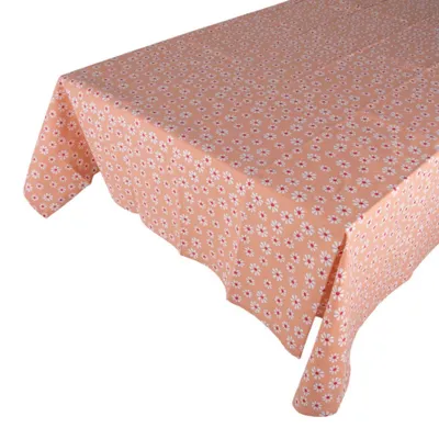 Obrázek produktu pro Ubrus OttoSimon, textilní, oranžový, 140 x 250 cm, s květinovým vzorem